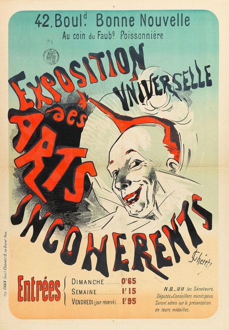 Digital Print - Exposition Universelle Des Arts Incoherents by Jules Chret