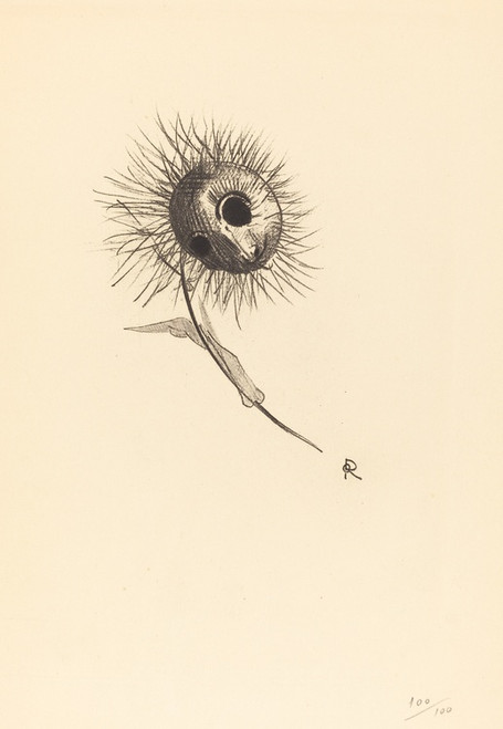 Digital Print - Cul-de-Lampe by Odilon Redon