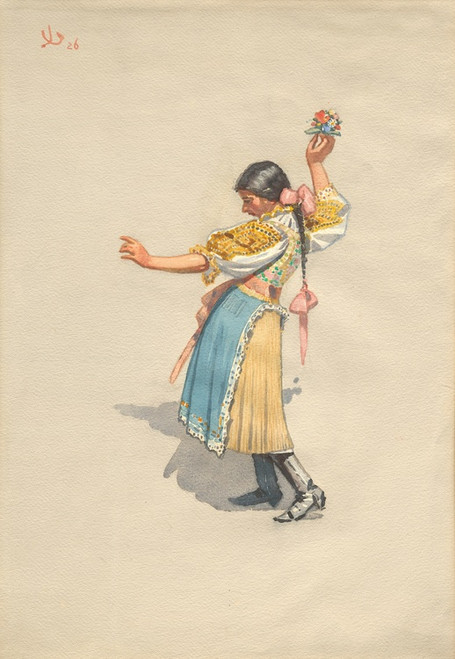 Digital Print - Dancer from Pieany by Joa prka