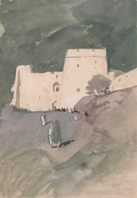 Digital Print - A Moorish Citadel by Hercules Brabazon Brabazon