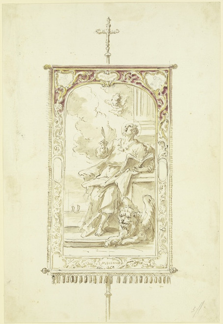 Digital Print - Mark the Evangelist by Gaspare Diziani