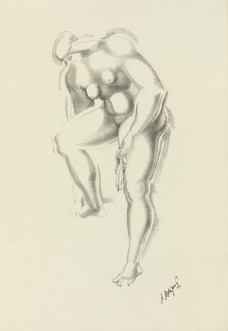 Digital Print - Abstract Nude by After Auguste Rodin