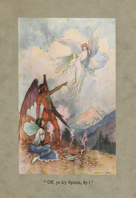 Digital Print - Off, ye icy Spirits, fly!' by Warwick Goble