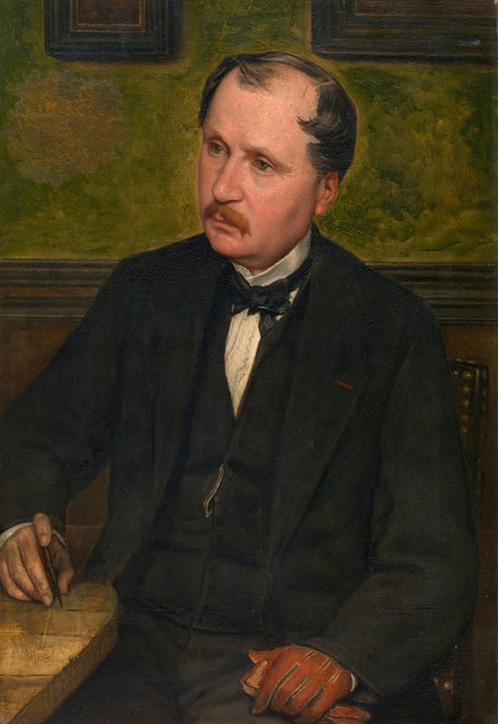 Digital Print - Alphonse Balat The Architect by Jan August Hendrik Leys
