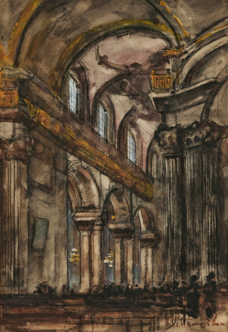 Digital Print - Church Interior by Sir William Eden