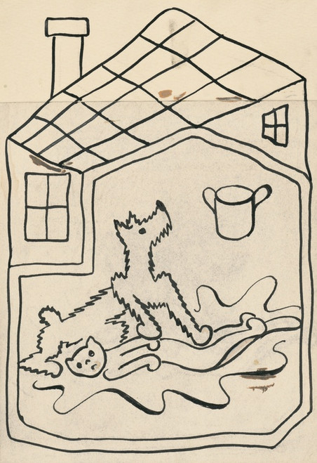 Digital Print - I Had a Dog and a Cat Pl 26 by Josef apek