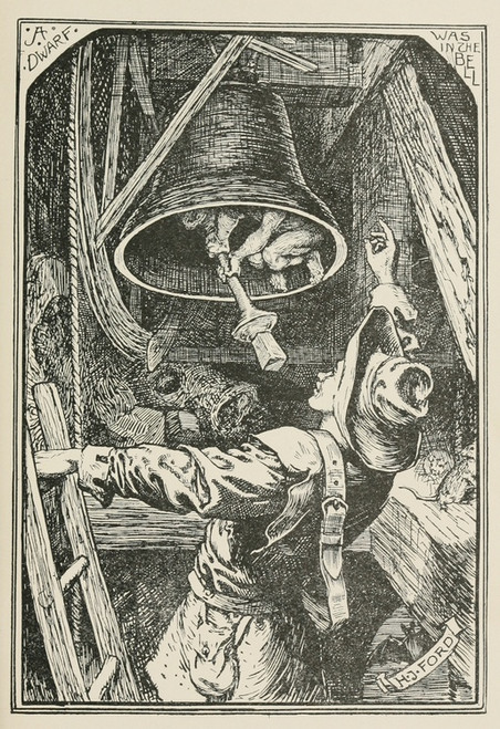 Digital Print - A Dwarf was in the Bell by Henry Justice Ford