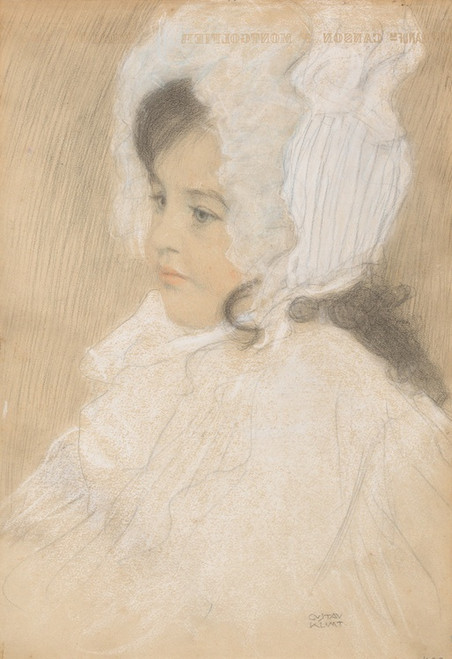 Digital Print - Kinderbildnis (Marie Moll) by Gustav Klimt