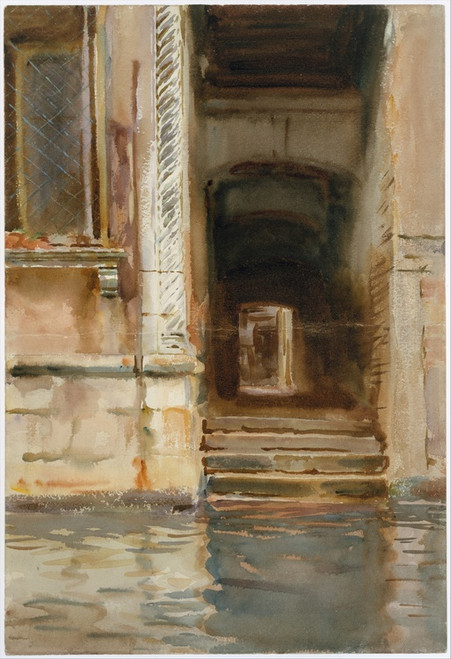 Digital Print - Venetian Passageway by John Singer Sargent