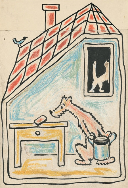 Digital Print - I Had a Dog and a Cat Pl 03 by Josef apek