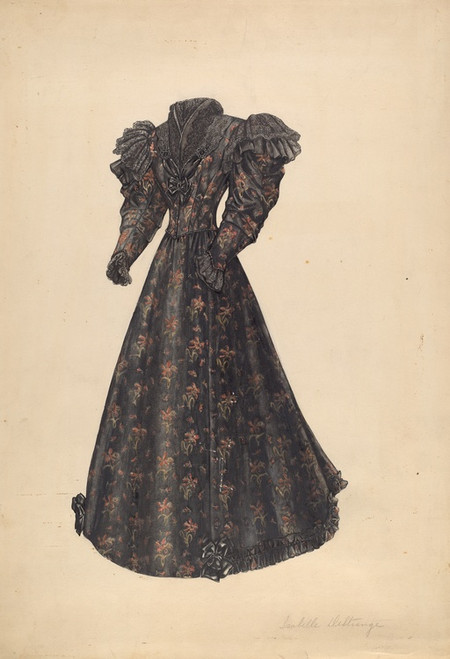 Digital Print - Dress by Isabelle De Strange Digital Print - Dress by Isabelle De Strange