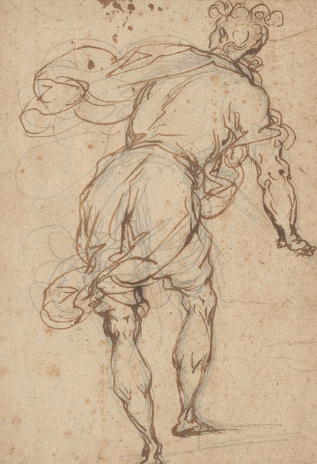 Digital Print - Male Figure Seen from Behind by Alessandro Maganza