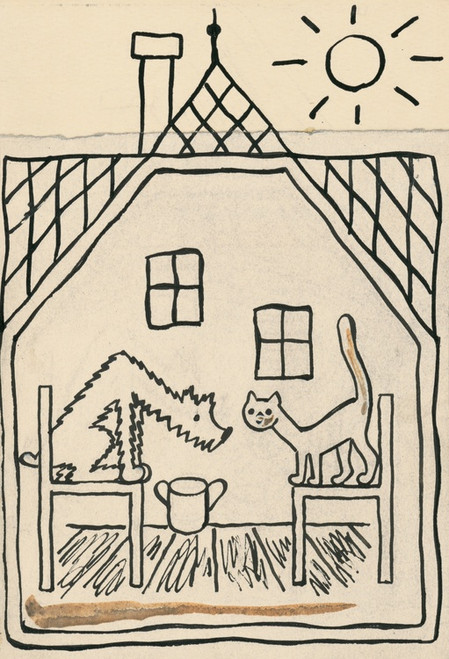 Digital Print - I Had a Dog and a Cat Pl 39 by Josef apek
