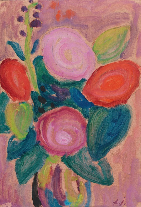 Digital Print - Blumenstrauss in Vase by Alexej von Jawlensky