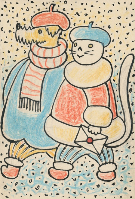 Digital Print - I Had a Dog and a Cat Pl 06 by Josef apek