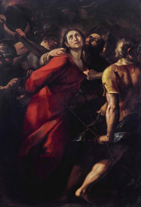 Digital Print - The Capture Of Christ by Giulio Cesare Procaccini
