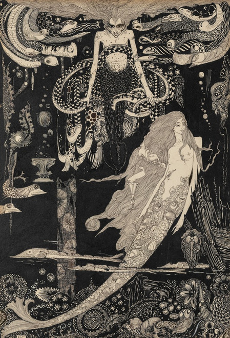 Digital Print - The Little Sea Maid by Harry Clarke
