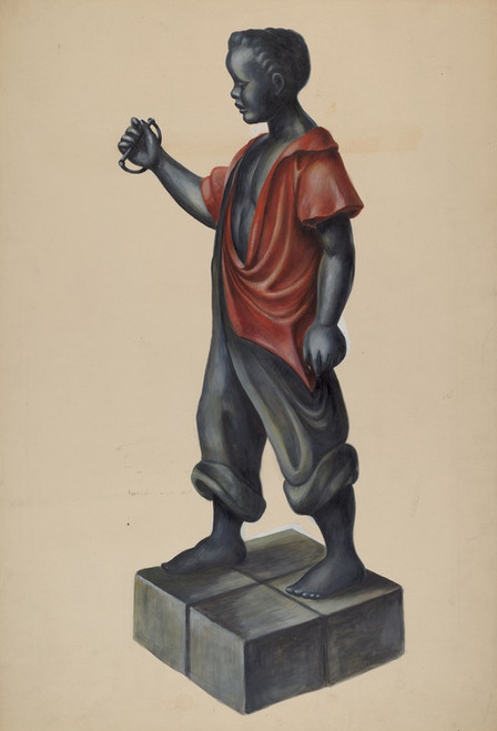 Digital Print - Hitching Post by Walter Hochstrasser