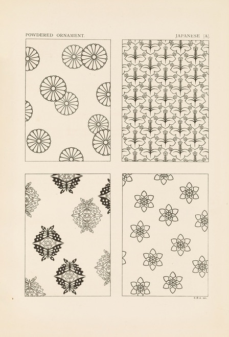 Digital Print - Outlines of ornament in the leading styles Pl.13 by George Ashdown Audsley