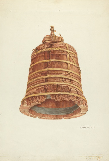 Digital Print - Wooden Bell by Edward Jewett
