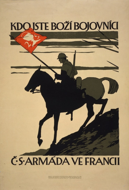 Digital Print - Kdo jste bo bojovnci- . S. armda ve Francii by Vojtech Preissig