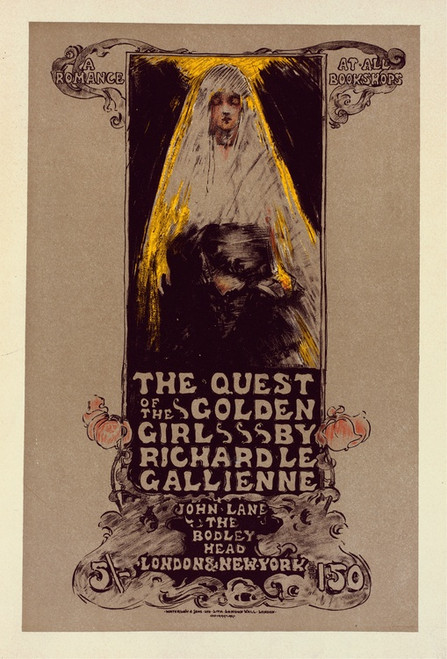 Digital Print - The Quest Of The Golden Girl by Ethel Reed