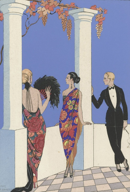 Digital Print - Le gout des chales. by George Barbier