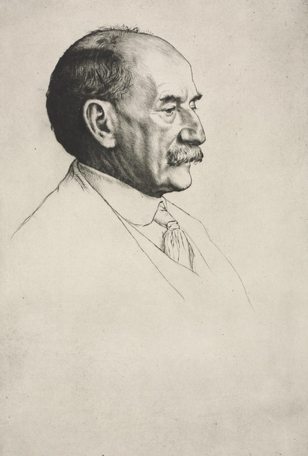 Digital Print - Thomas Hardy, Facing Right by William Strang