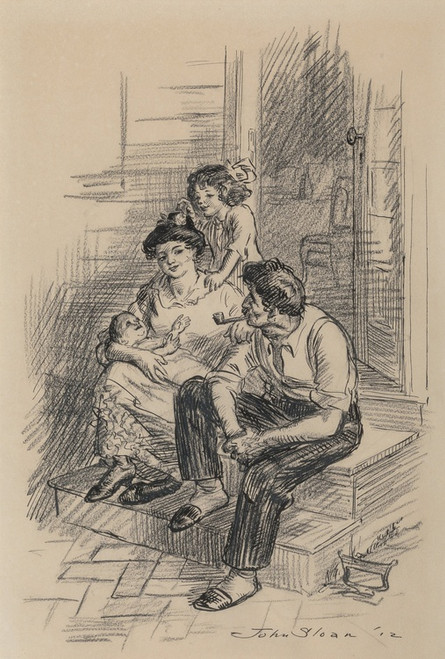 Digital Print - Da Thief by John Sloan