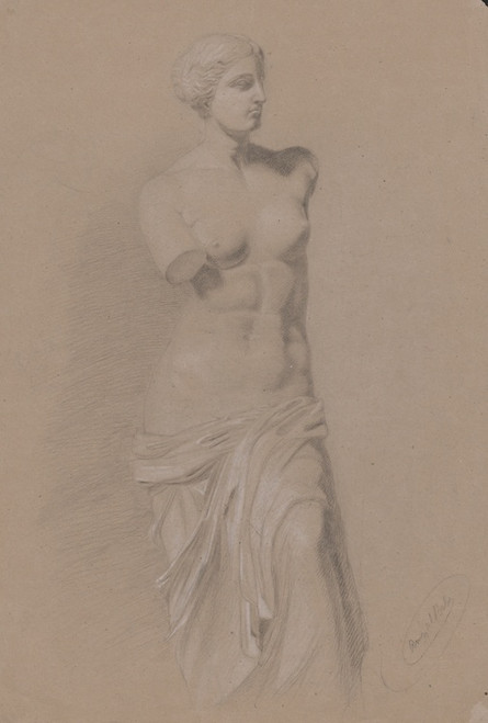 Digital Print - Study of a Cast of Venus de Milo by Vojtech Angyal