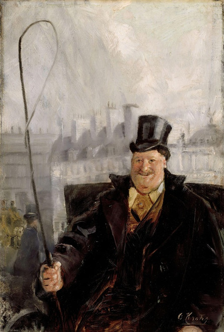 Digital Print - Parisian Coachman by Christian Krohg