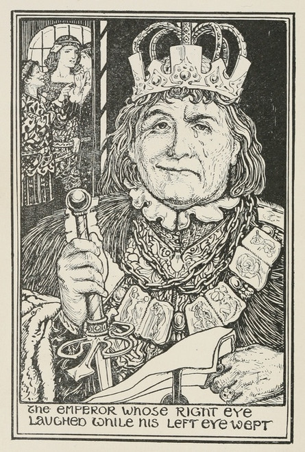 Digital Print - The Emperor whose right Eye laughed while his left Eye by Henry Justice Ford