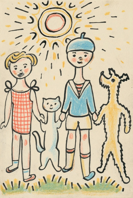 Digital Print - I Had a Dog and a Cat Pl 09 by Josef apek