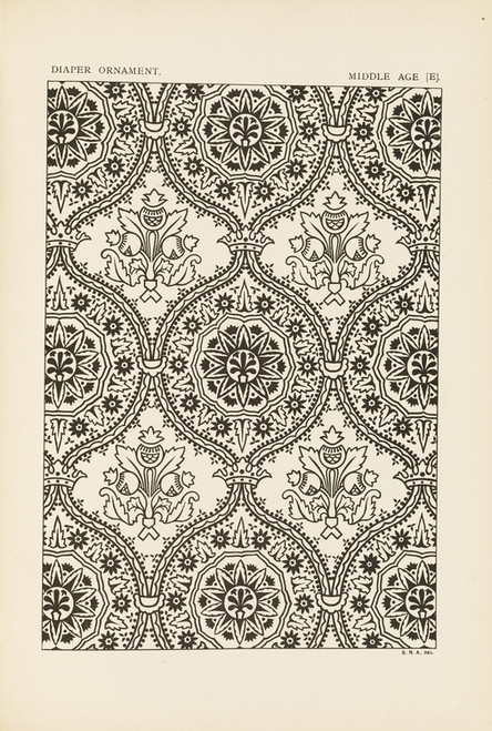 Digital Print - Outlines of ornament in the leading styles Pl.37 by George Ashdown Audsley