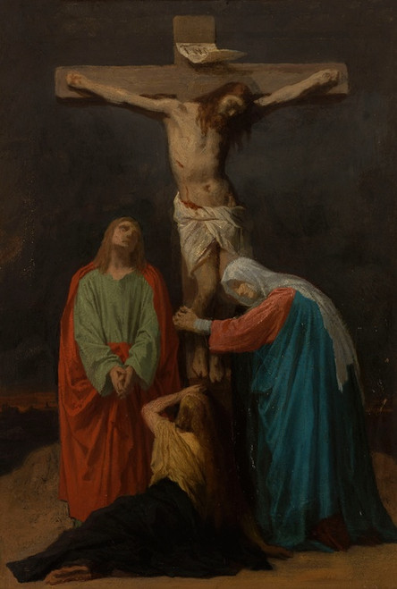 Digital Print - Le Christ sur la Croix, Jsus crucifi by mile Signol
