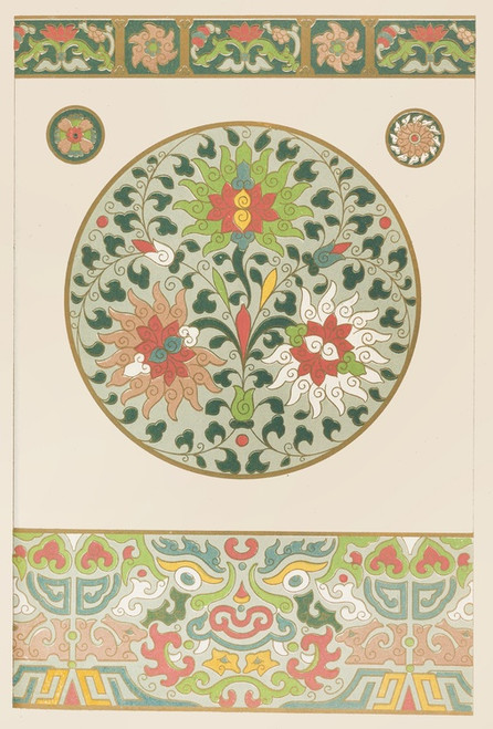 Digital Print - Examples of Chinese ornament, Pl.55 by Owen Jones