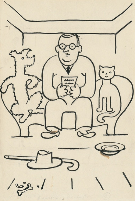 Digital Print - I Had a Dog and a Cat Pl 25 by Josef apek