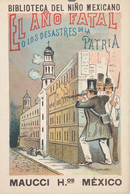 Digital Print - Biblioteca Del Nio Mexicano. El Ao Fatal  Los Desastres de la Patria by Jos Guadalupe Posada