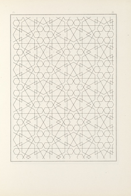 Digital Print - Les elements de l'art arabe pl 021 by Jules Bourgoin