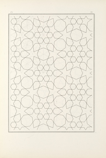 Digital Print - Les elements de l'art arabe pl 031 by Jules Bourgoin