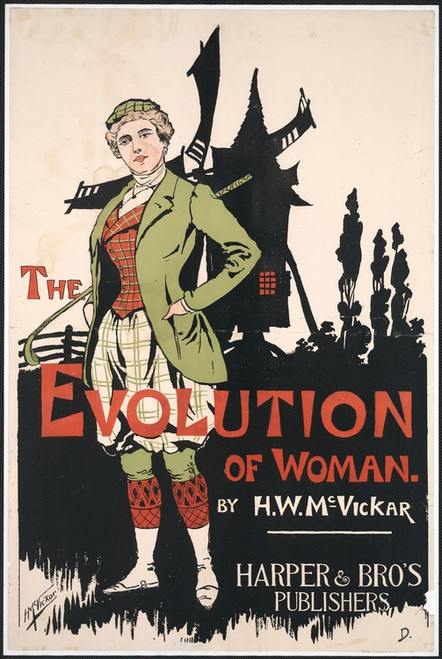 Digital Print - The evolution of woman by Harry Whitney McVickar