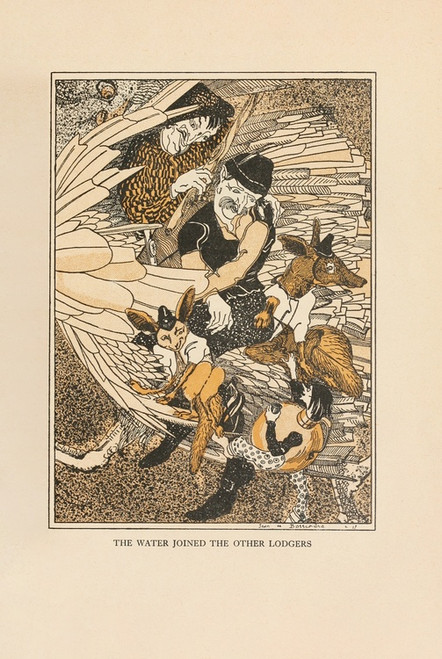 Digital Print - The Water joined the other Lodgers by Jean de Bosschre