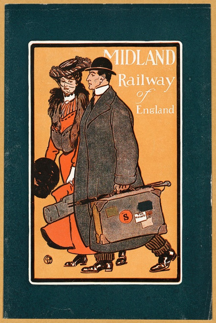 Digital Print - Midland railway of England by Edward Penfield