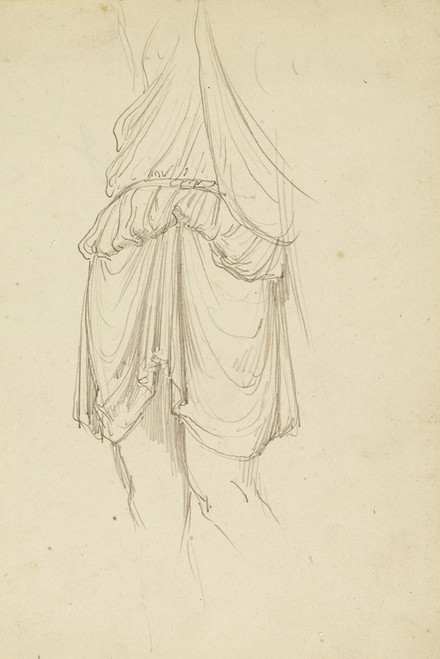 Digital Print - Draperie. by Jean-Achille Benouville