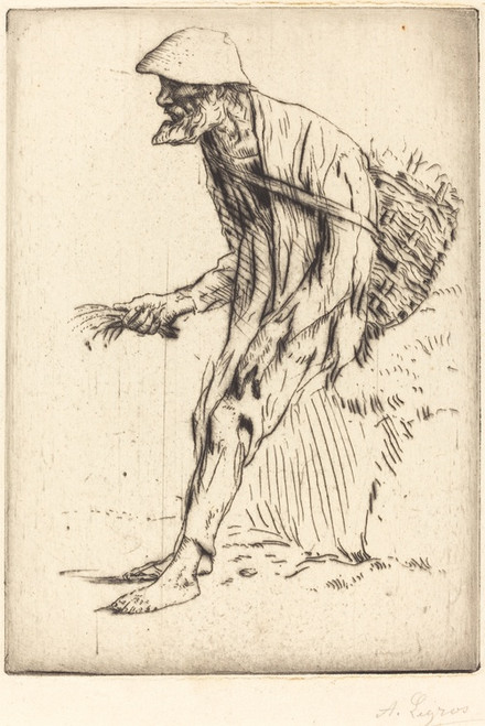 Digital Print - Chickweed Merchant (Marchand de mouron) by Alphonse Legros
