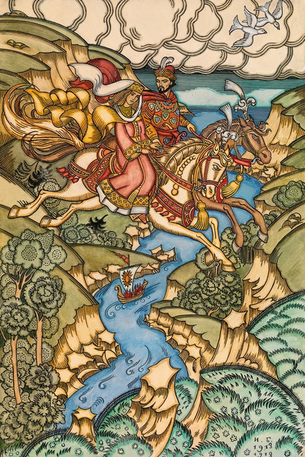 Digital Print - It doesn't look like 'Maria Morevna' by Ivan Bilibin
