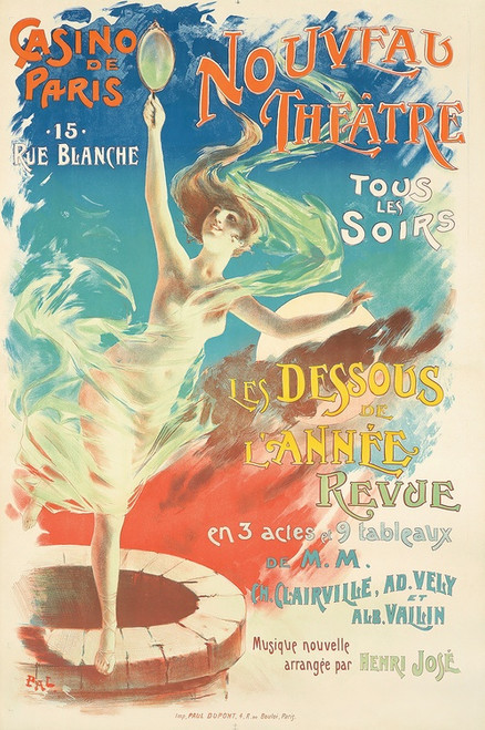 Digital Print - Casino de Paris , Nouveau Thtre by Jean de Paleologue
