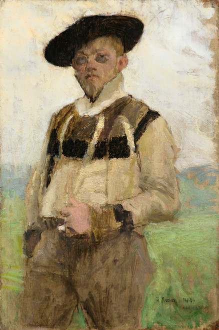 Digital Print - Portrait of Jules-Alexis Muenier by Pascal-Adolphe-Jean Dagnan-Bouveret