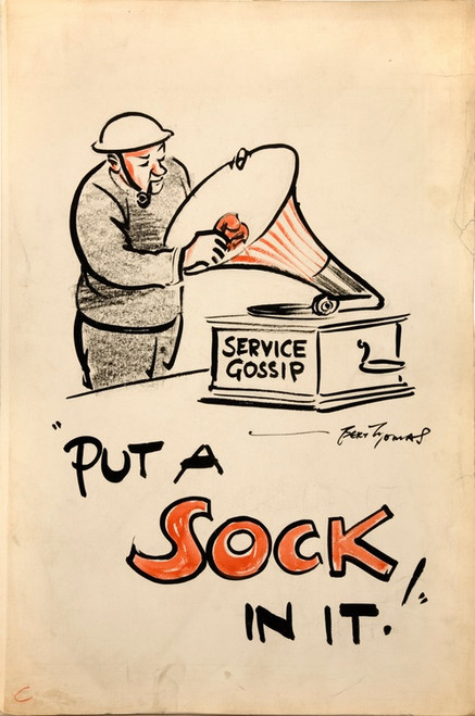 Digital Print - Put a sock in it! by Bert Thomas