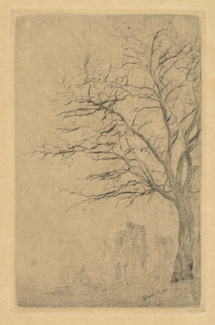 Digital Print - L'acacia by James Ensor